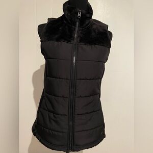 Fila Women's Black Quilted Vest